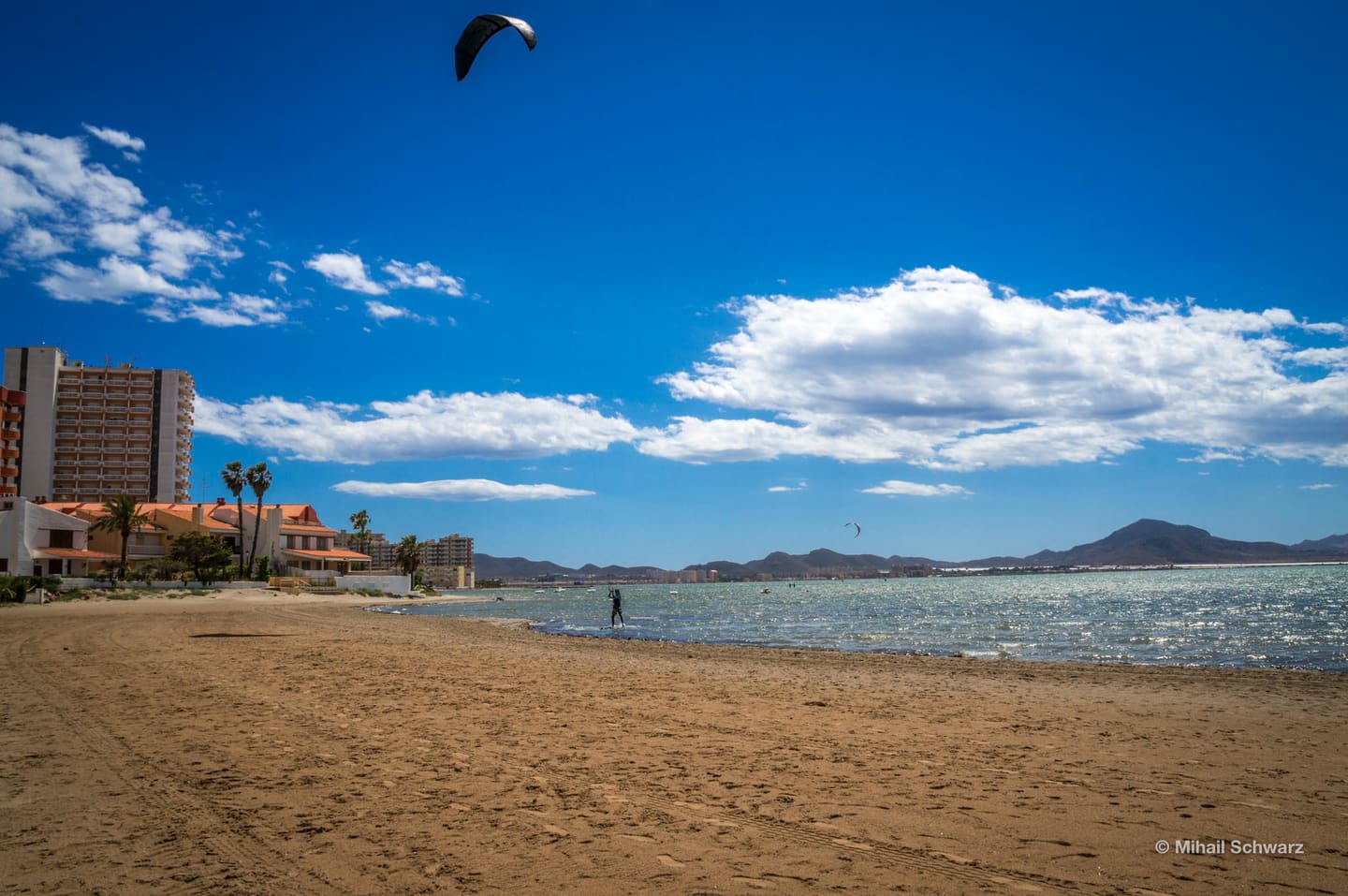 The beach at Lake Mar Menor