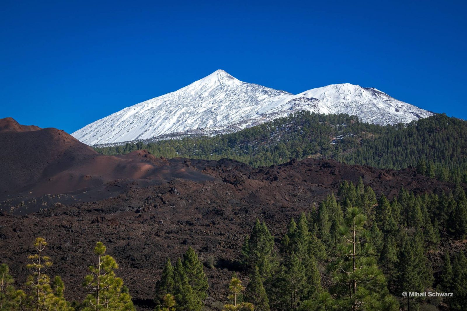 Teide with snow