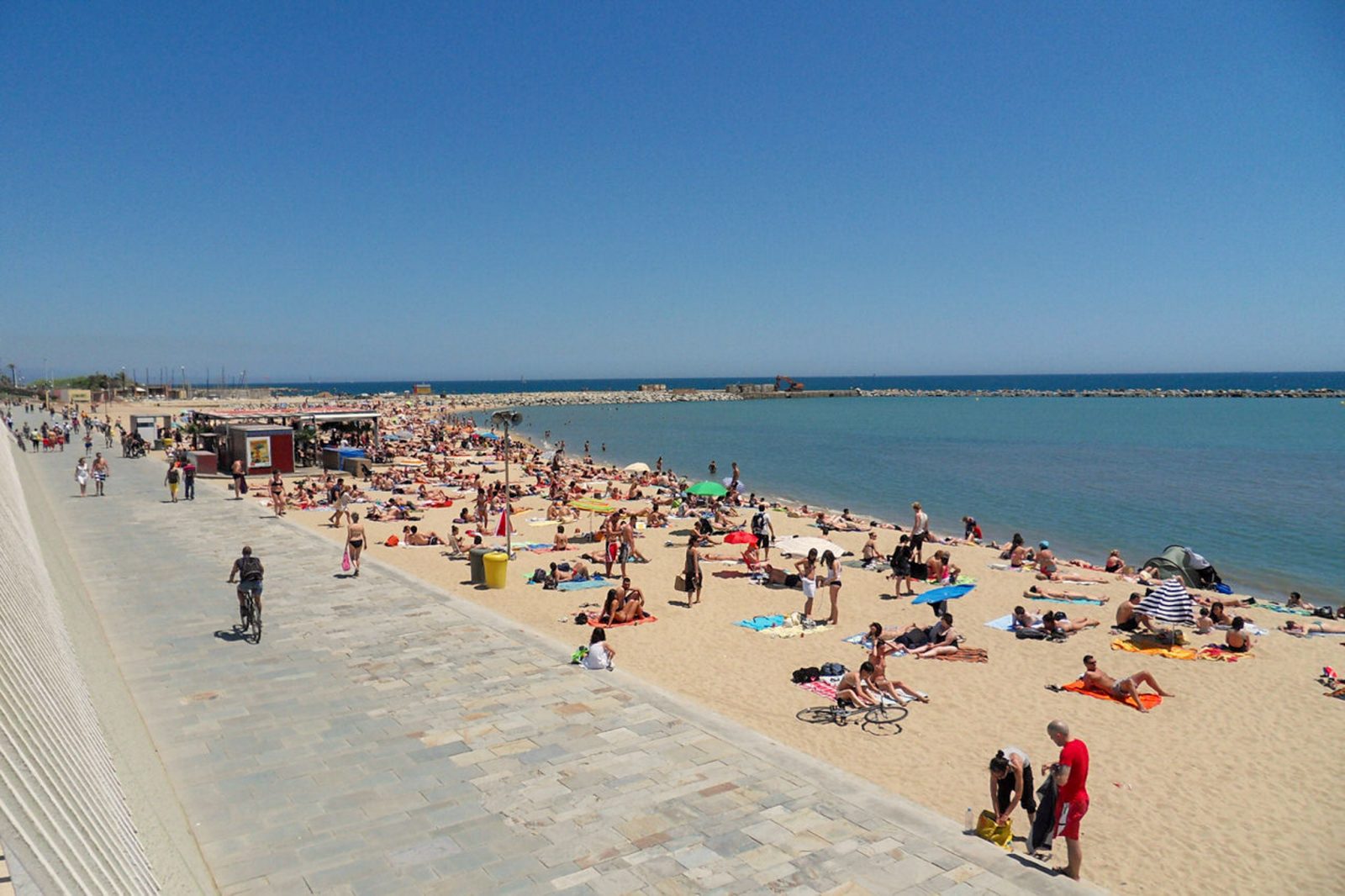 Bogatel is one of the best "Olympic" beaches in Barcelona