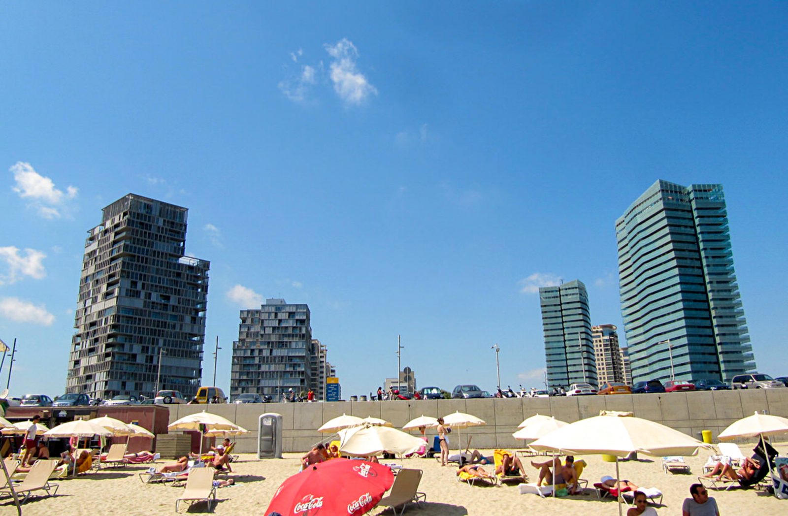 Llevant is the farthest sandy beach in Barcelona
