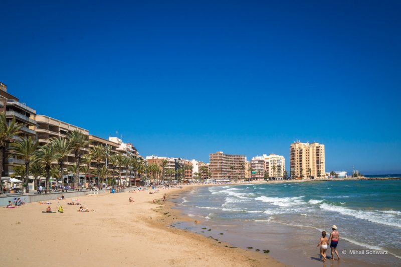 The beaches of Torrevieja